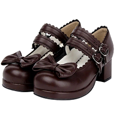 Brown Platform Heels